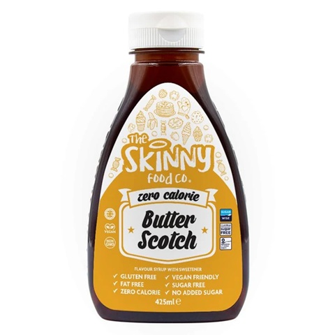Skinny Food Zero Calorie Butterscotch Syrup 425ml