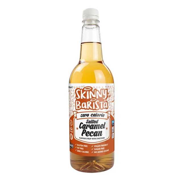 DUNIYA | Skinny Food Zero Calorie Salted Caramel Pecan Barista Coffee Syrup 1Ltr Thumbnail