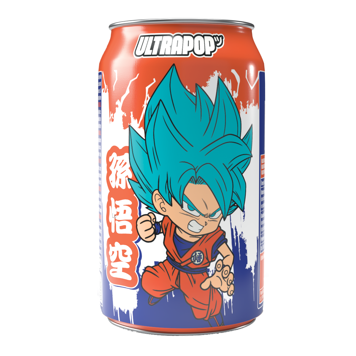 Ultra Pop Soda Goku Strawberry & Banana 330ml