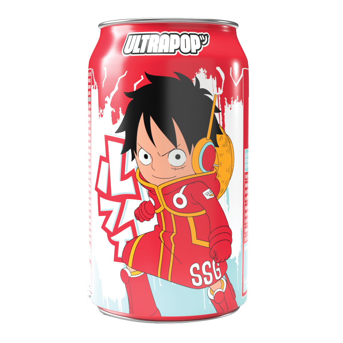Ultra Pop Soda Luffy Strawberry 330ml