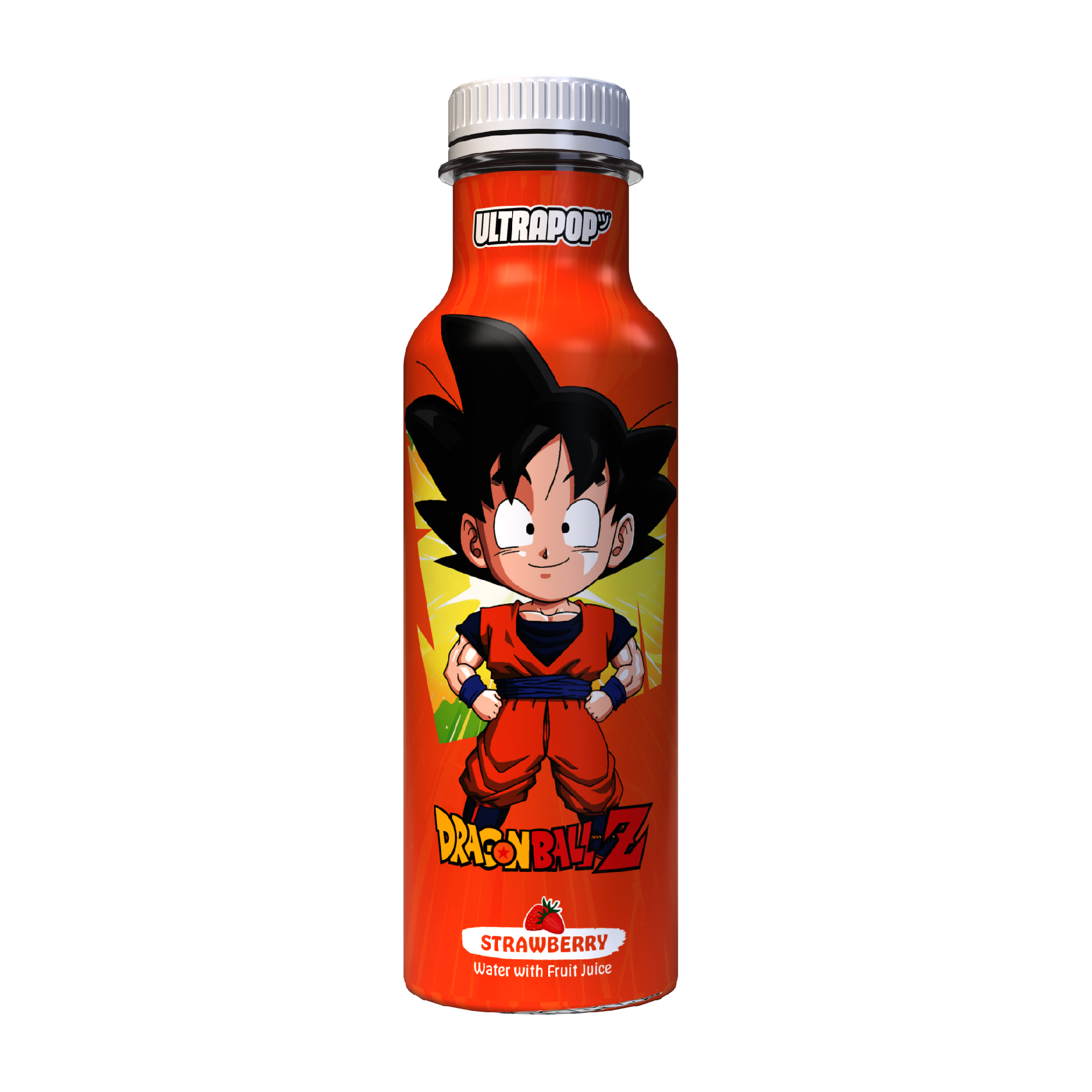 Ultra Pop Soda Bottle Goku Strawberry 330ml