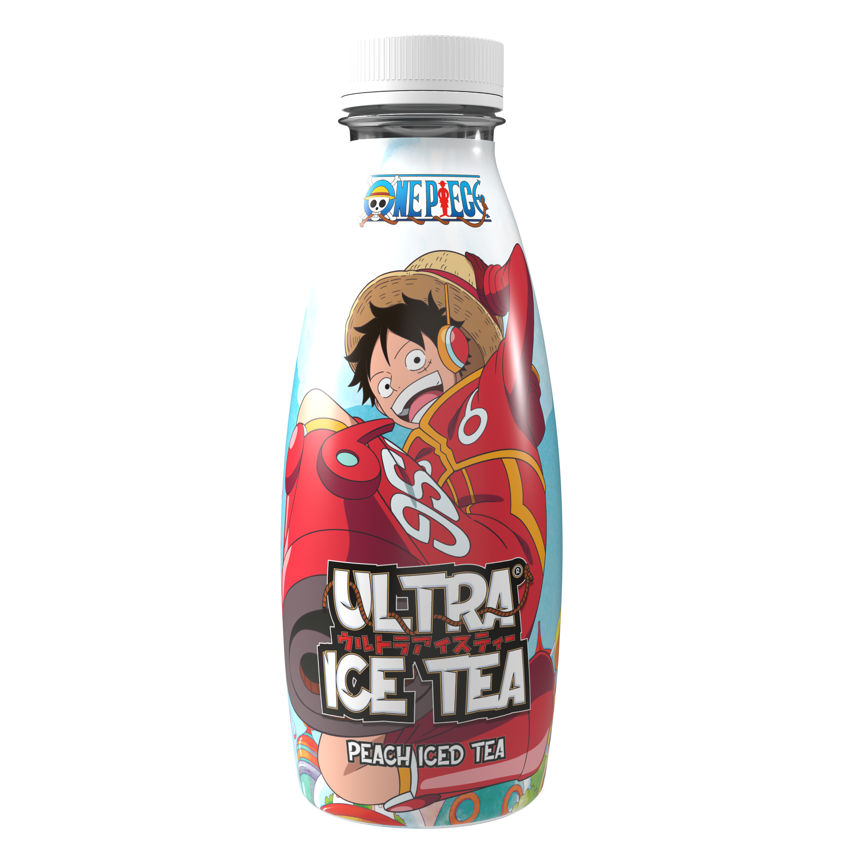 DUNIYA | Ultra Ice Tea Peach Bottle One Piece Egghead Luffy 500ml Thumbnail