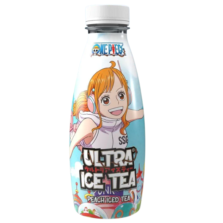 DUNIYA | Ultra Ice Tea Peach Bottle One Piece Egghead Nami 500ml Thumbnail