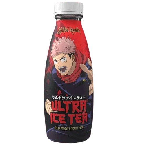 Ultra Ice Tea Bottle Jujutsu Kaisen Itadori Red Fruits 500ml