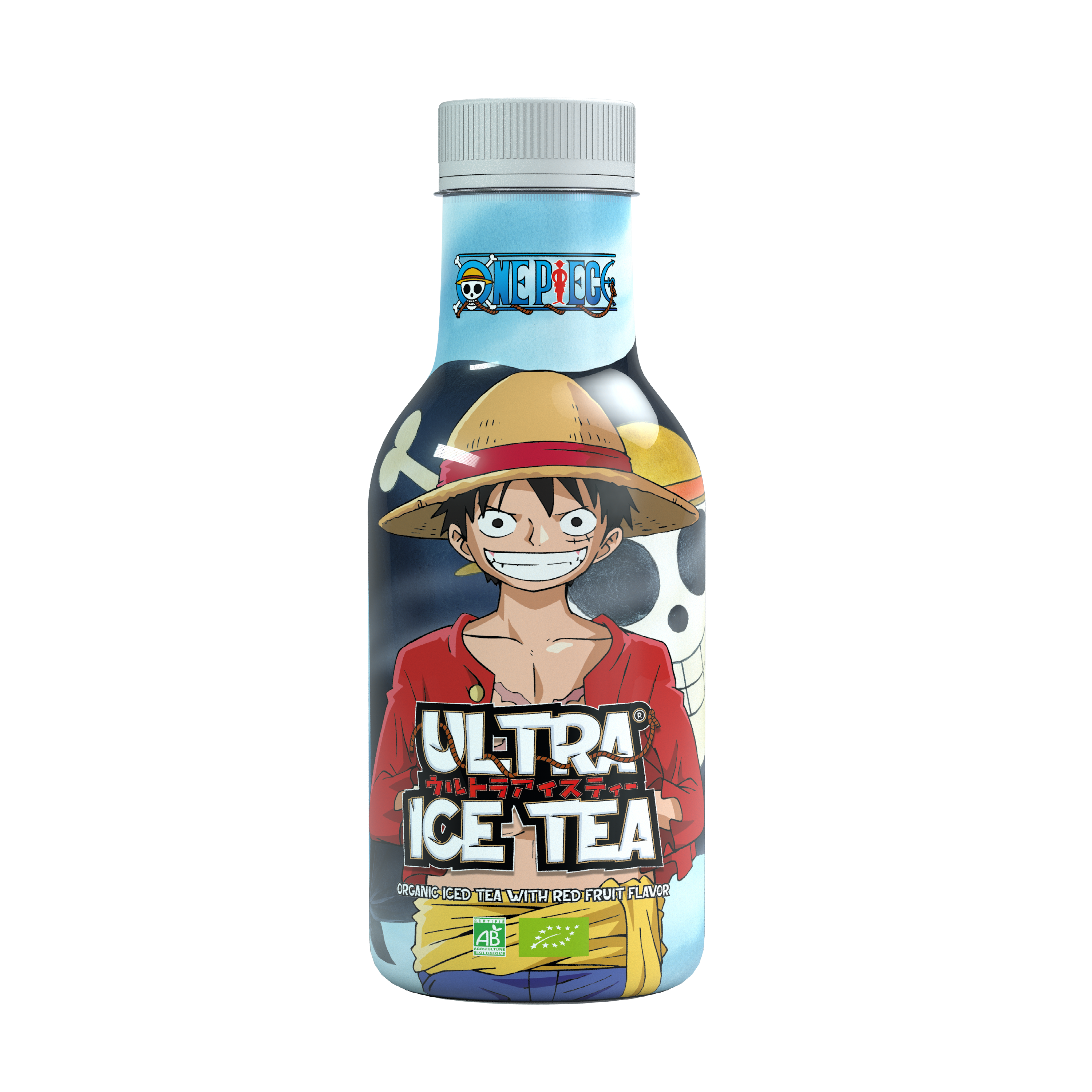 Ultra Ice Tea Bottle Luffy Black Tea & Red fruits 500ml