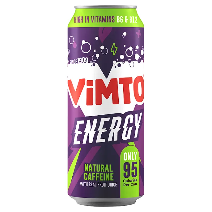 Vimto Energy Natural Caffeine & Real Fruit Juice 500ml