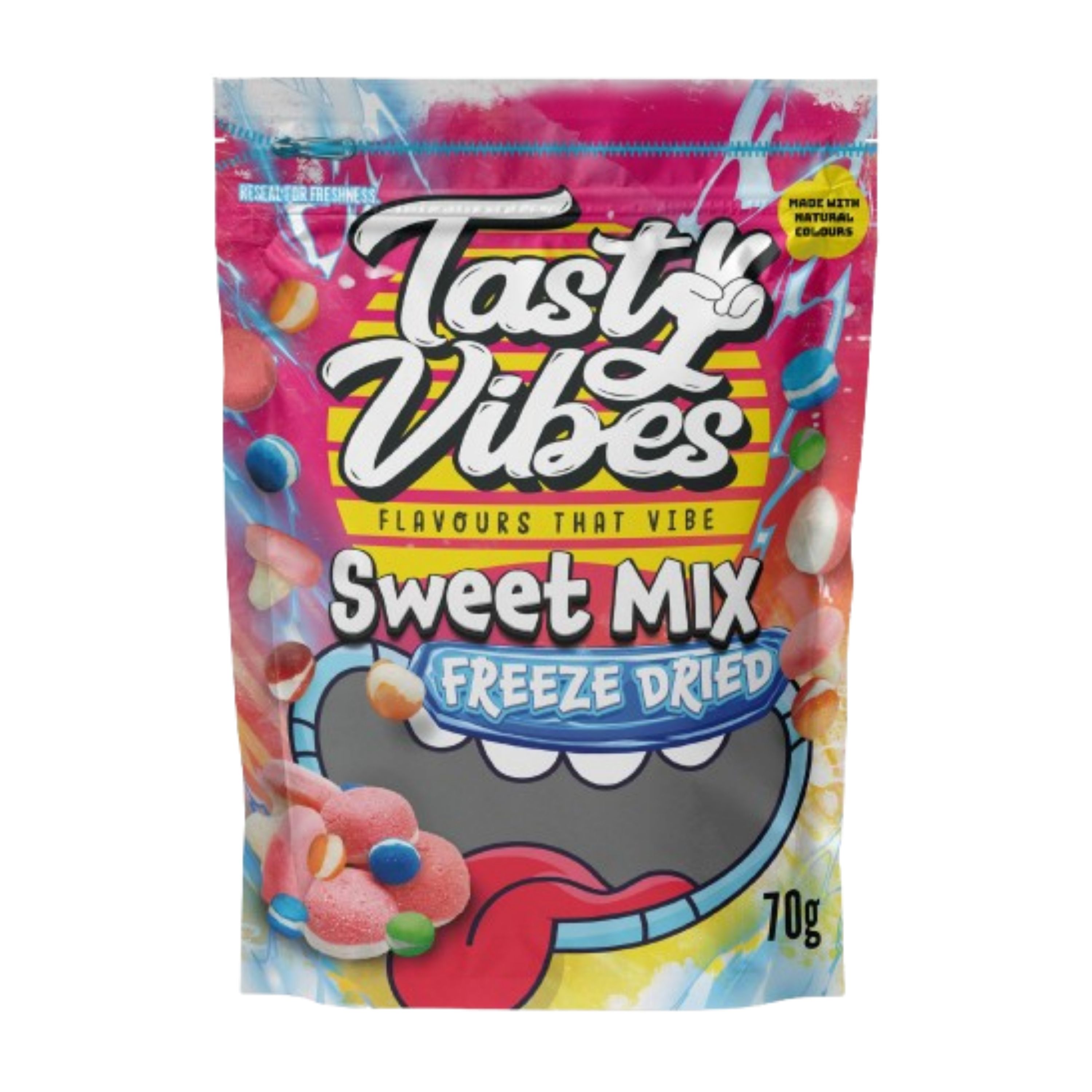 Tasty Vibes Freeze Dried Sweet Mix 70g NEW
