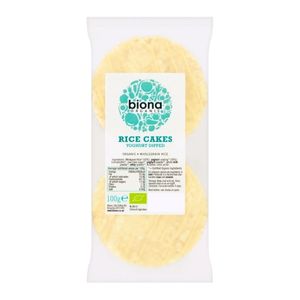 Biona Organic Rice Cakes Yoghurt Dipped 100g
