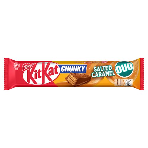Kitkat Chunky Duo Salted Caramel 68g NEW