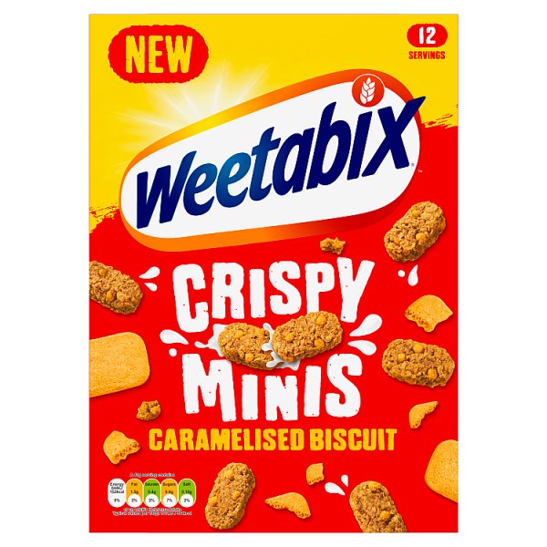 Weetabix Minis Caramelised Biscuit 500g NEW (HS)