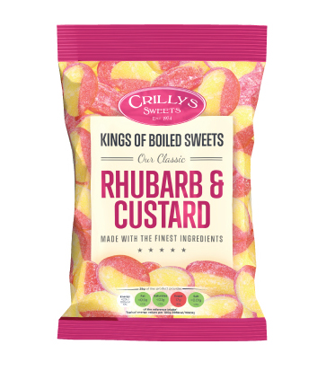 Crillys Rhubarb & Custard 100g