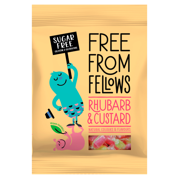 Free From Fellows Rhubarb & Custard 70g