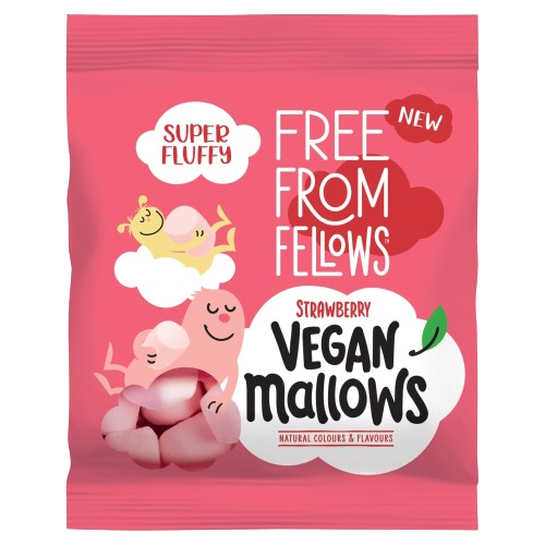 Free From Fellows Strawberry Mallows 105g
