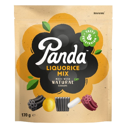 Panda Natural Liquorice Mix 170g