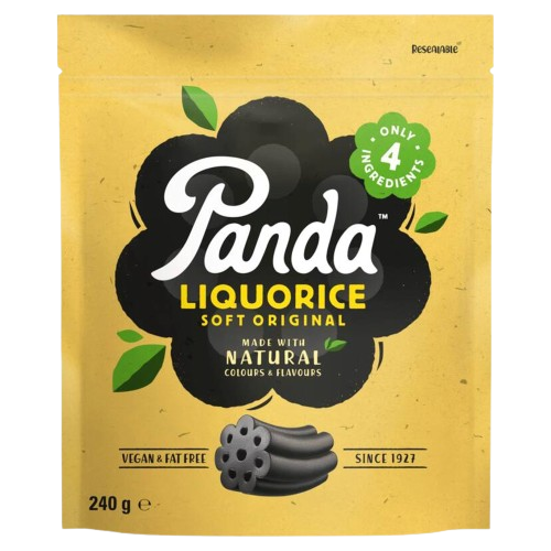 Panda Natural Liquorice Cuts 240g