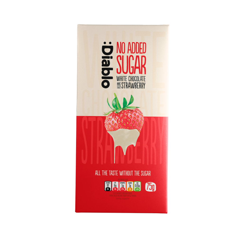 Diablo White Chocolate With Strawberry NAS 75g
