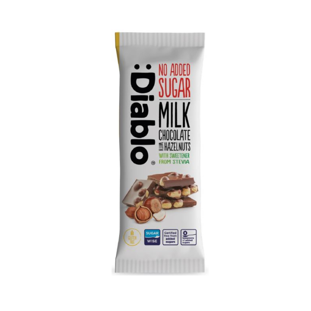 Diablo Stevia Milk Hazelnuts 75g