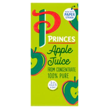 Princes Apple 100% Concentrate Juice 200ml