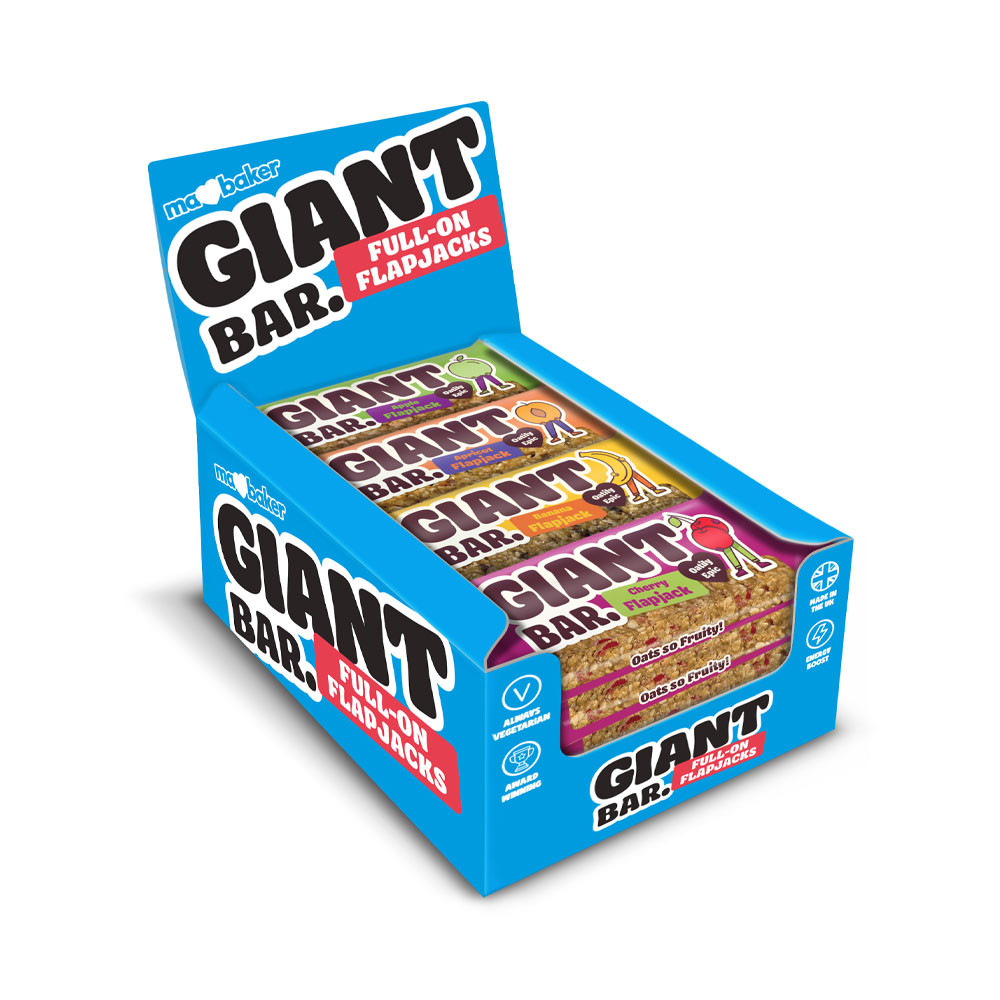 Ma Baker Giant Bar Full-On Flapjacks Fuit Flavour Bars 90g