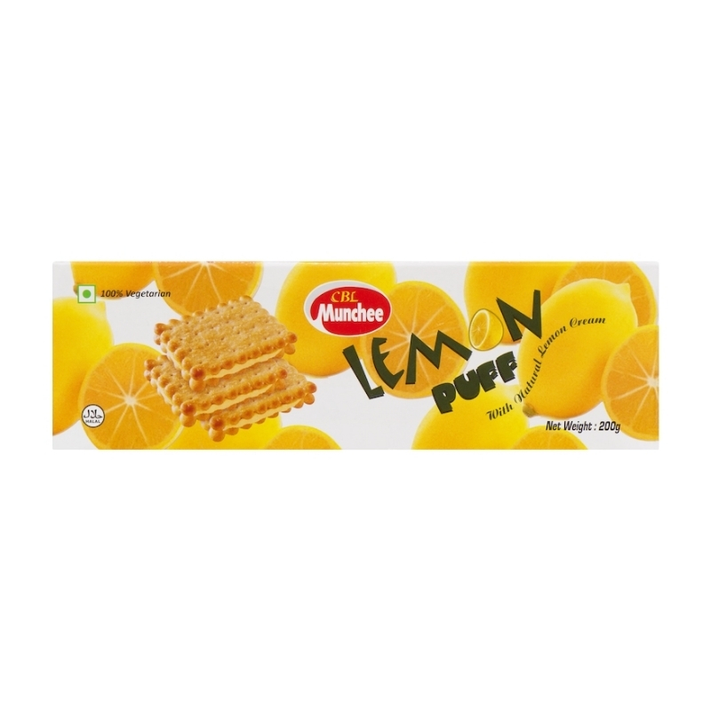 Munchee Lemon Puff Biscuits 200g