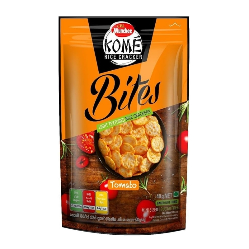 Munchee Kome Rice Cracker Tomato 40g