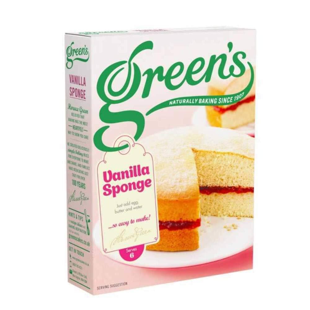 Green's Vanilla Sponge Cake Mix 221g