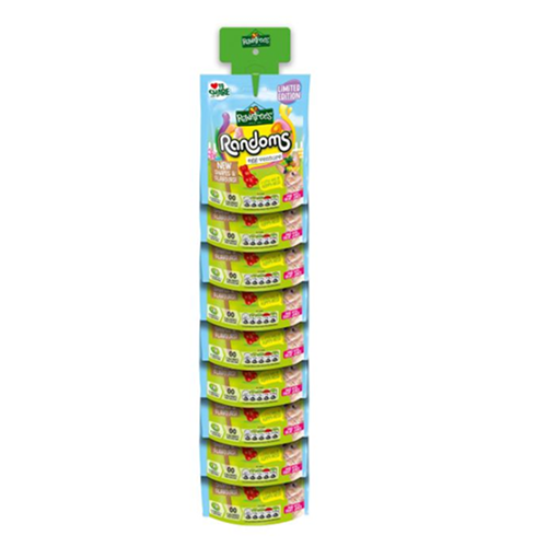 Rowntrees Randoms Clipstrip (4 Clipstrips x 9 Pk) 130g NEW
