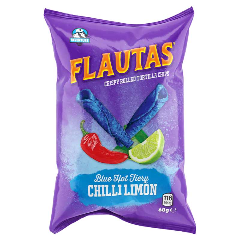 DUNIYA | Inventure Flautas Blue Hot Fiery Chilli Limon 60g Thumbnail