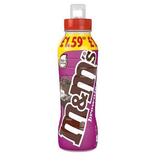 Mars Milk M&Ms Chocolate Brownie Milk Drink PM £1.59 350ml (B)