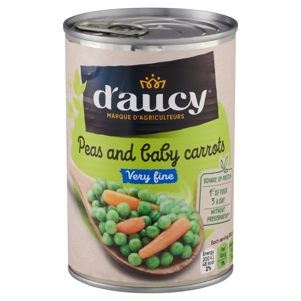 DAucy Peas & Carrots Very Fine 400g