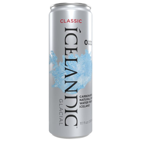 Icelandic Glacial Water Can Sparkling 330ml