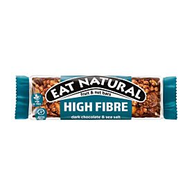 Eat Natural High Fibre Dark Chocolate & Sea Salt 40g