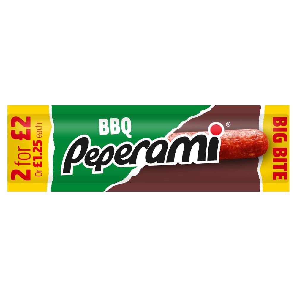 Peperami BBQ PM £1.25 or 2 for 2.00 28g