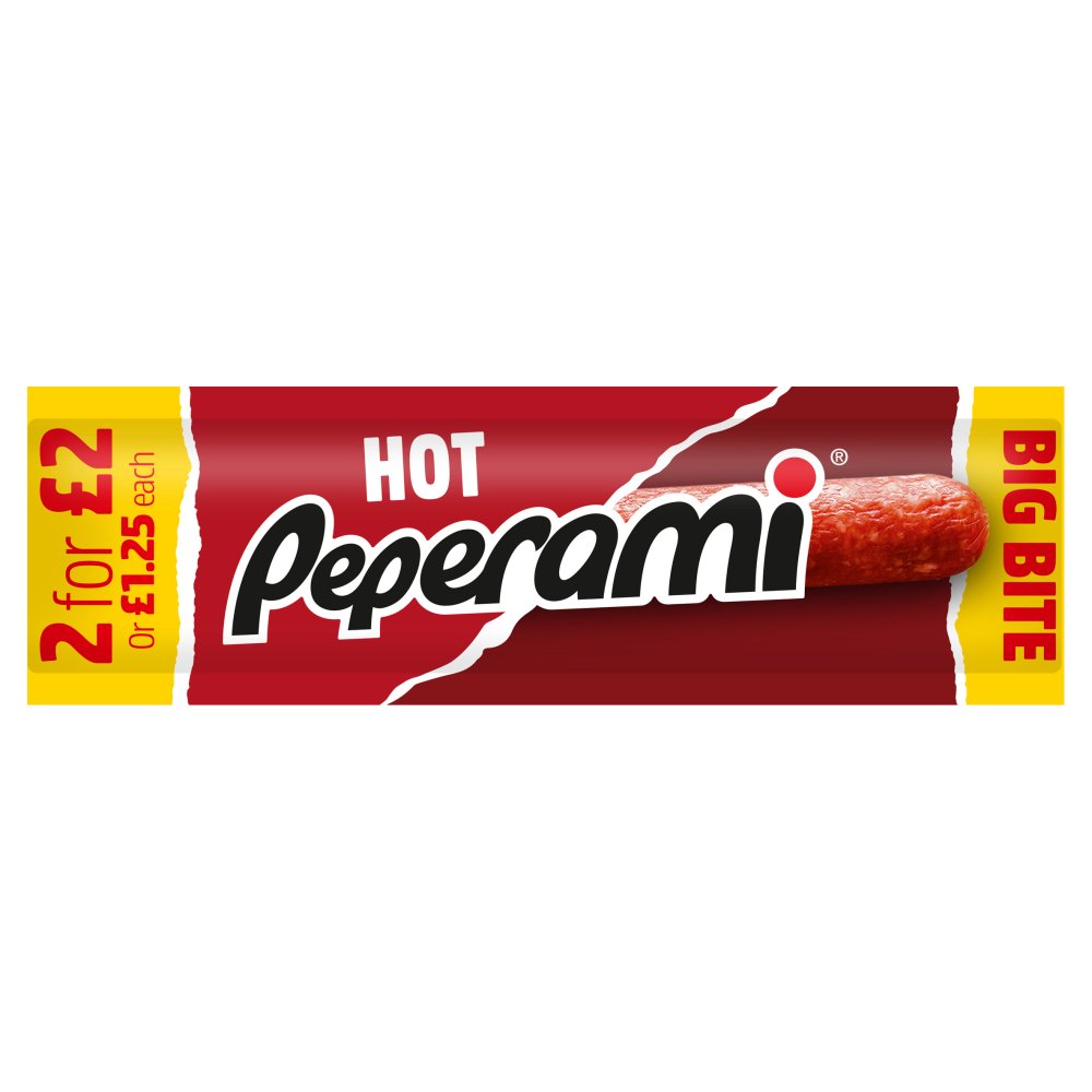 Peperami Hot PM £1.25 or 2 for 2.00 28g
