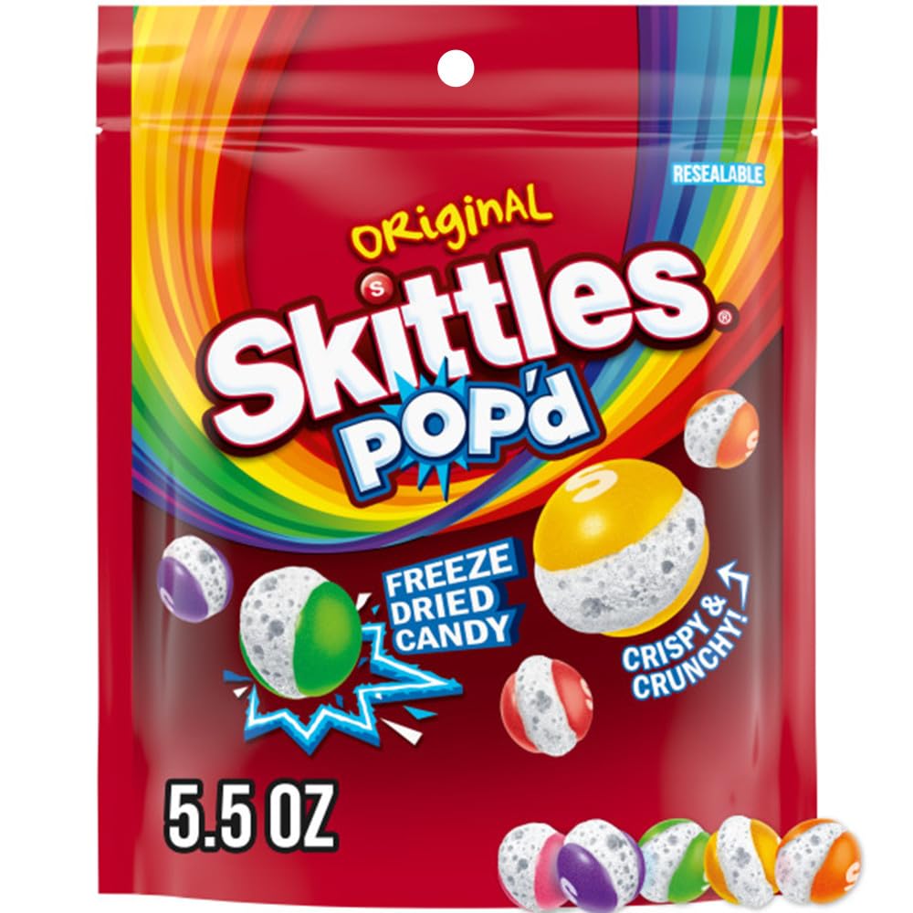 USA Skittles Pop'd Original 160g NEW