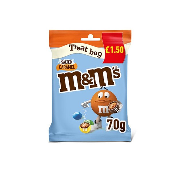 M&Ms Treat Bag Salted Caramel 70g PM £1.69