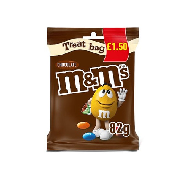 M&Ms Treat Bag Chocolate 82g PM £1.69