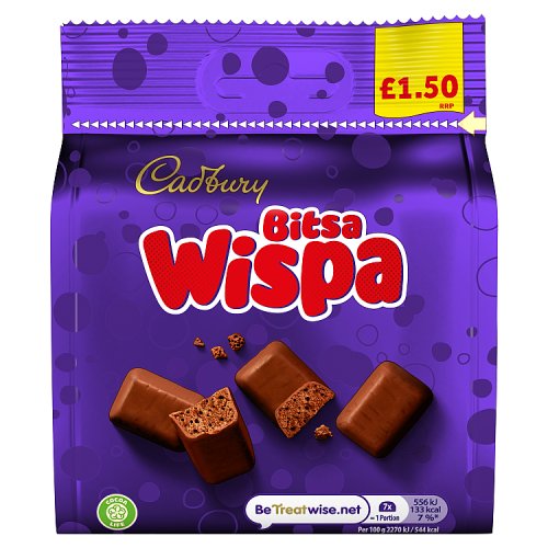 Cadbury Bitsa Wispa Bag 85g PM £1.85