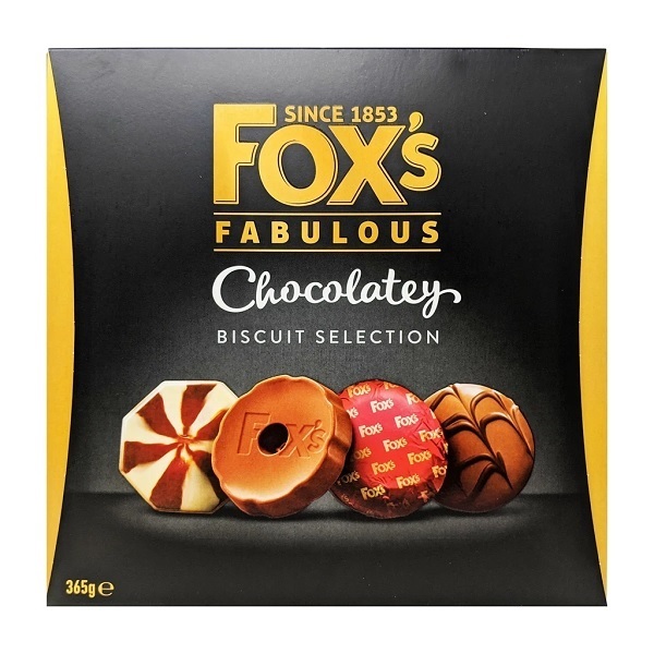 Foxs Fabulous Chocolatey Biscuit Assortment Selection 365g (HS)