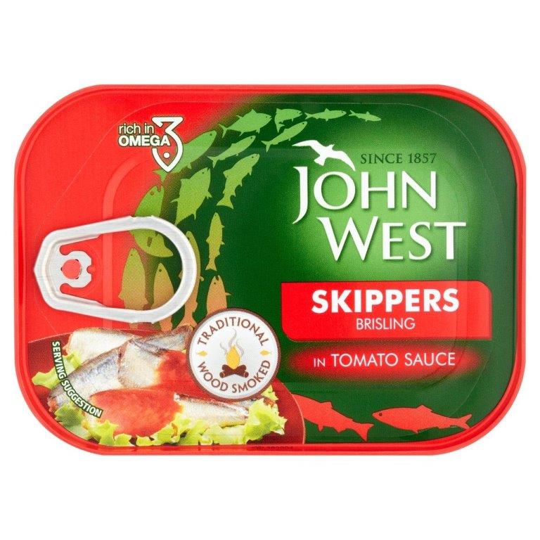 John West Skippers Tomato 106g