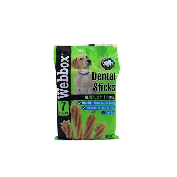 Webbox Dental Sticks 2 in 1 Treats 180g