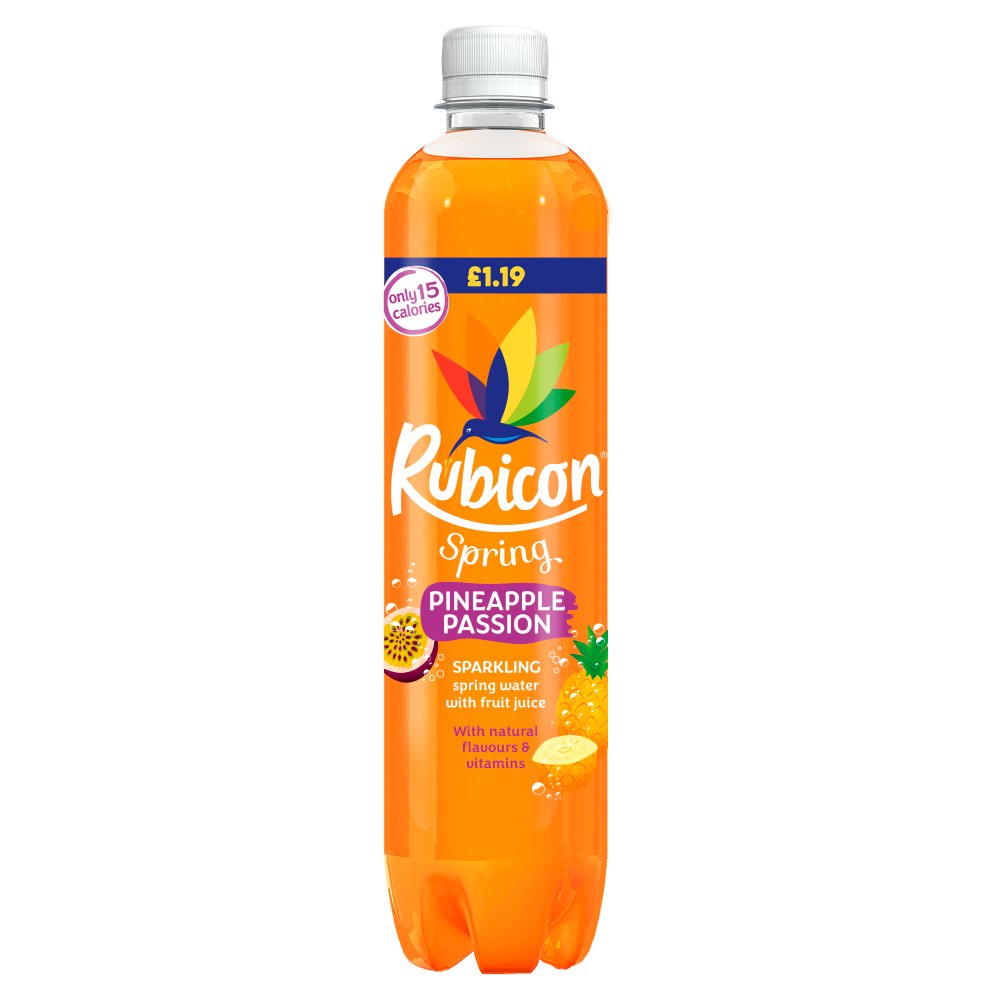 Rubicon Spring Pineapple & Passion PM £1.15 500ml