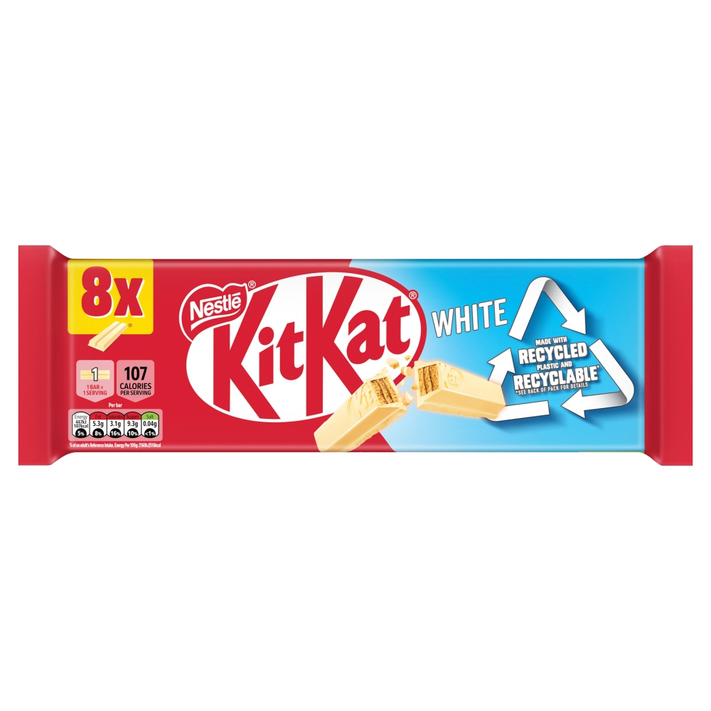 KitKat 2 Finger White 8pk (8 x 20.7g)