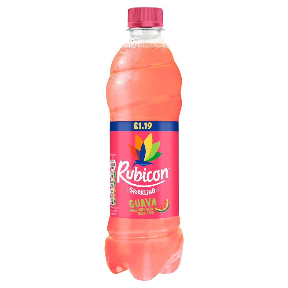 Rubicon Sparkling Guava PM £1.19 500ml