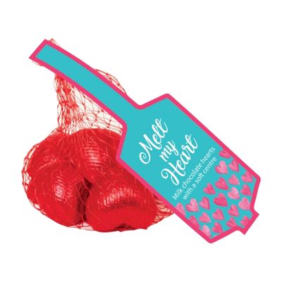 Kinnerton Net Of Chocolate Hearts 72g
