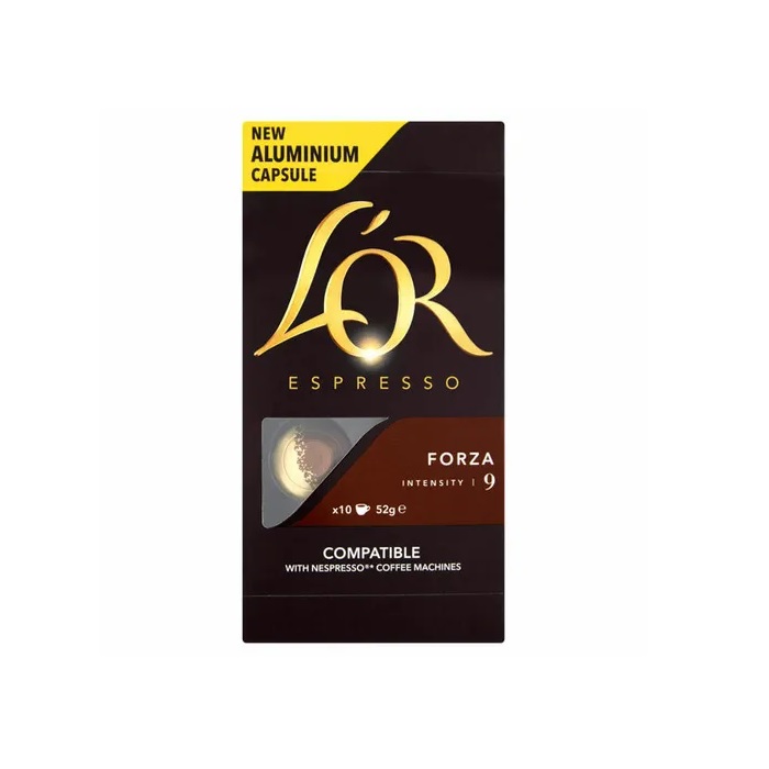 LOR Espresso Forza Coffee Pods 10s 52g
