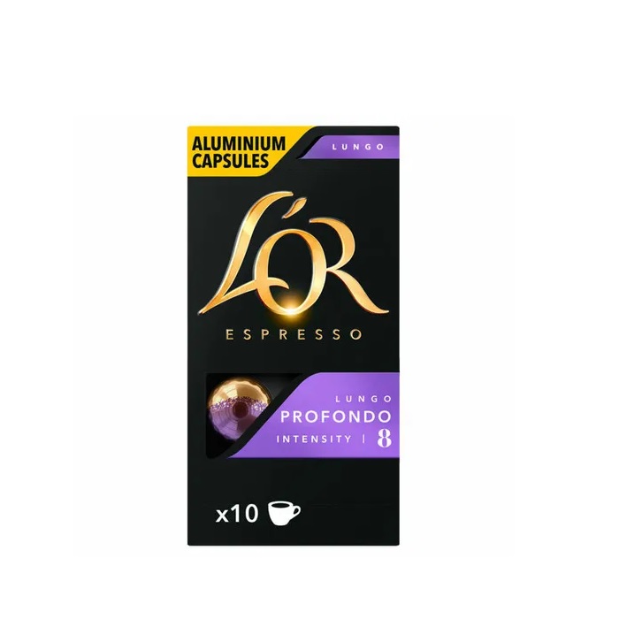 LOR Espresso Lungo Coffee Pods 10s 52g