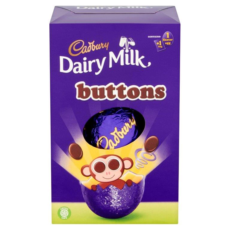 Cadbury White Buttons Egg 91g