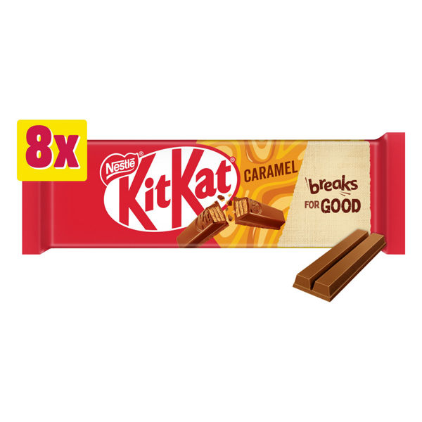 KitKat 2 Finger 8pk Caramel  (8 x 20.7g)