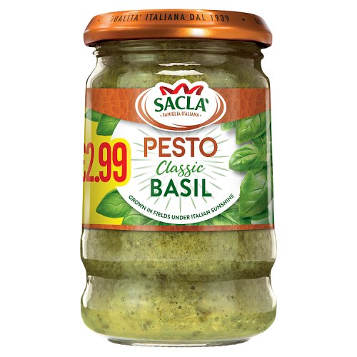 Sacla Basil Pesto PM £2.99 190g